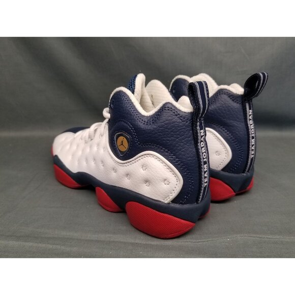 Nike Boys Jordan Jumpman Team II (GS) 2016 OG White Blue Size 5 DISPLAY MODEL! - Picture 7 of 12